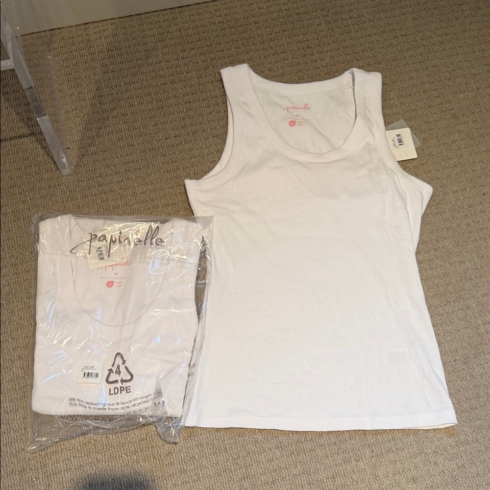 Papinelle White Women's Tank Top
